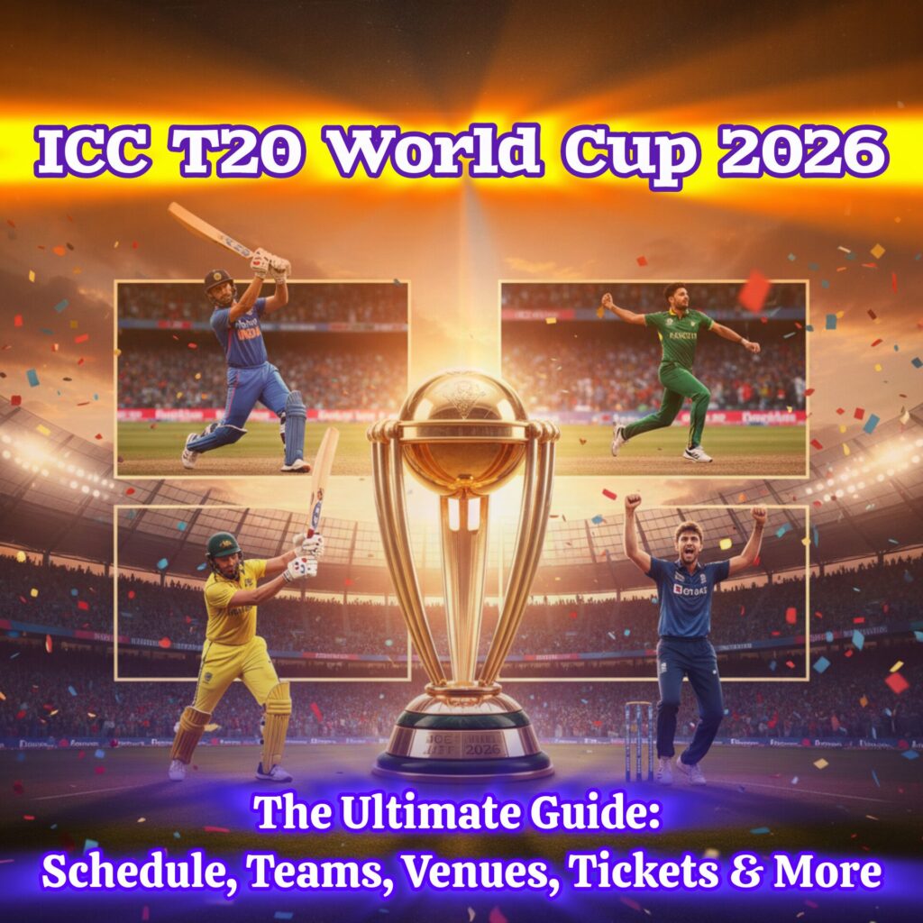 ICC T20 World Cup 2026 - The Ultimate Guide: Schedule, Teams, Venues, Tickets & More
